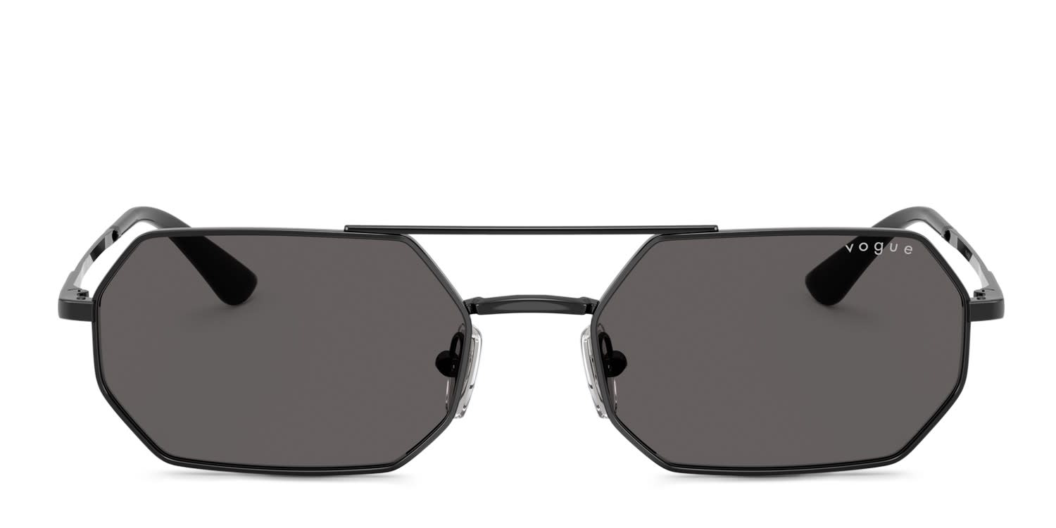 Vogue VO4329S Black, Gray glasses - Black / Gray - Frontal View