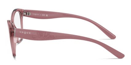Vogue VO5628 Clear, Pink glasses - Clear / Pink - Side View