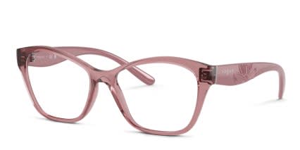 Vogue VO5628 Clear, Pink glasses - Clear / Pink - Angle View