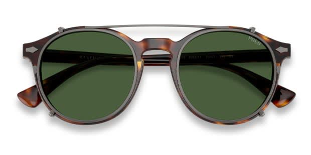 Polo Ralph Lauren PH4218 w/Clip-On Tortoise, Brown Prescription