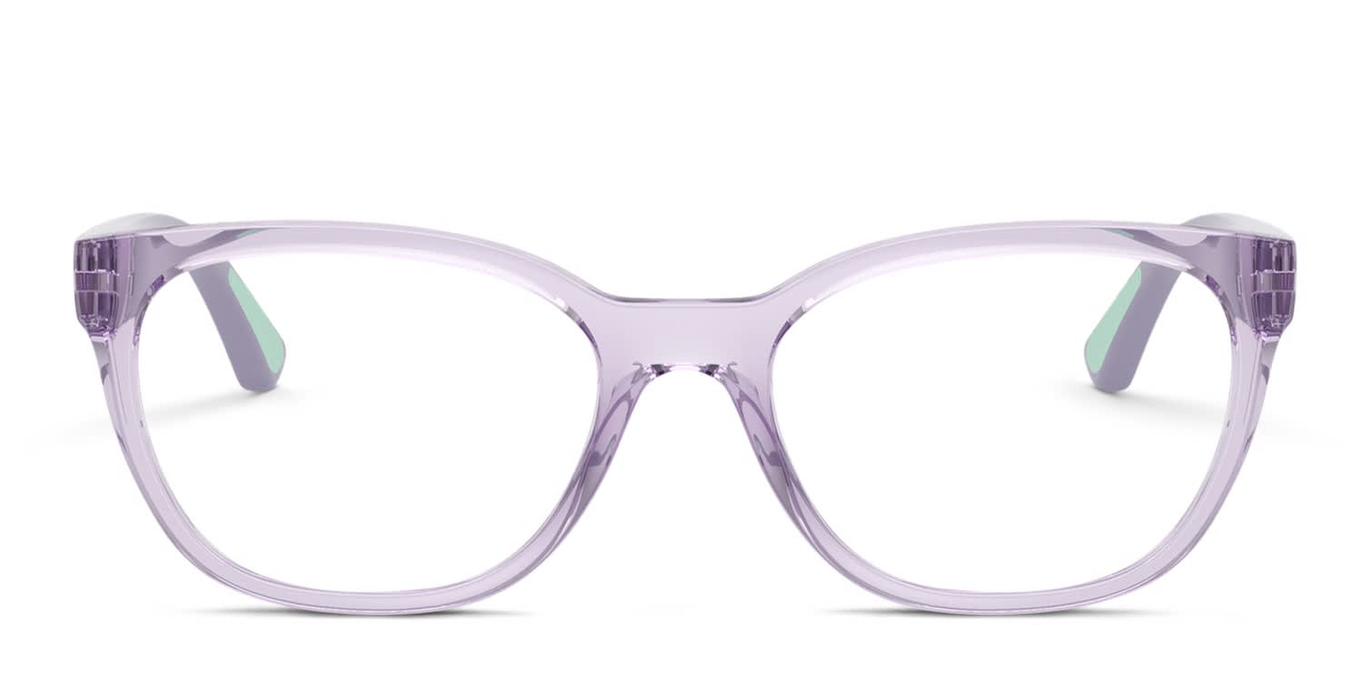 purple prescription glasses