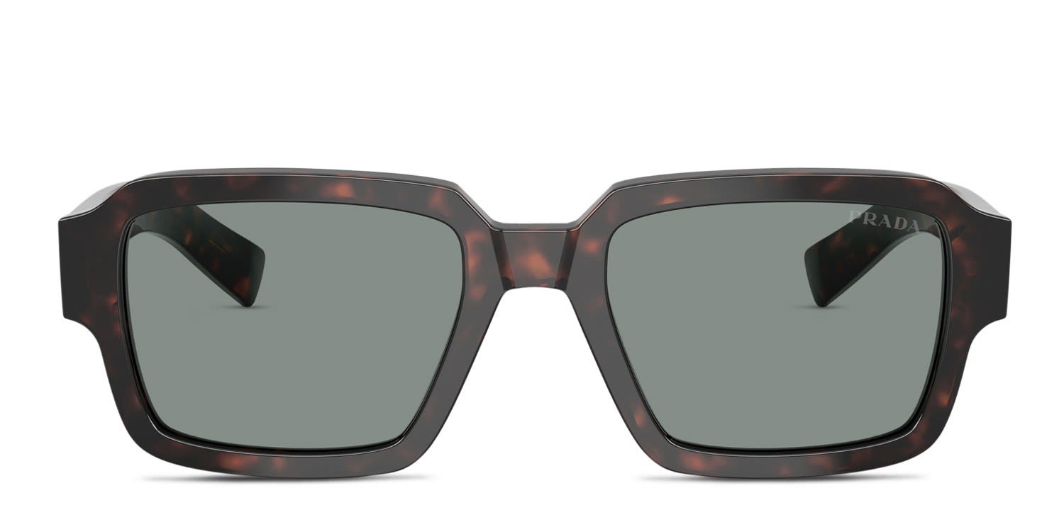 Prada PR02ZS Tortoise glasses - Tortoise / Blue - Frontal View