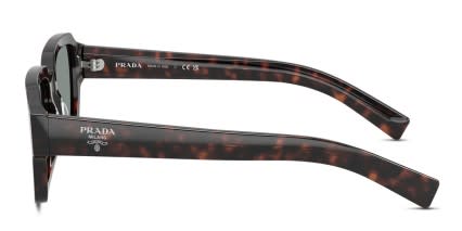 Prada PR02ZS Tortoise glasses - Tortoise / Blue - Side View