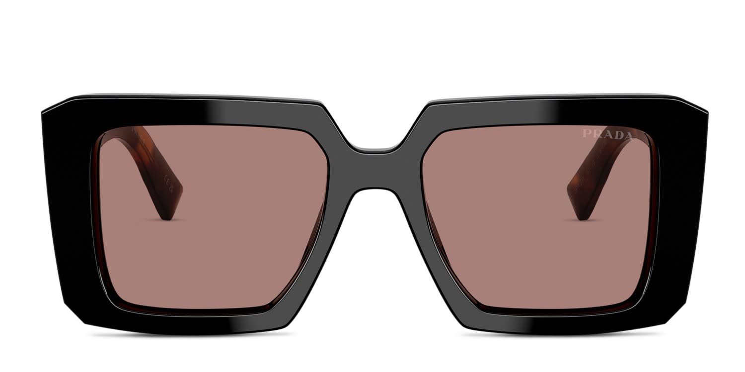 Prada PR23YS Black glasses - Black - Frontal View