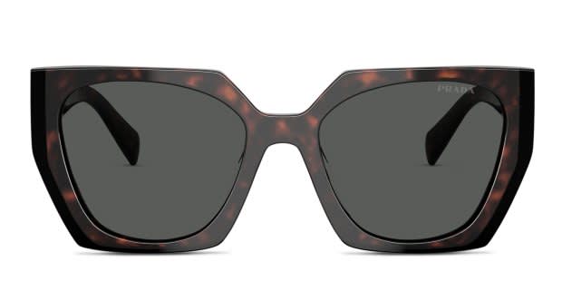 Prada Black Cat-Eye Sunglasses with Dark Lenses PRADA SPR13Z 1AB-5S0 Cat Eye Black Sunglasses 50-21-140 Dark  main image 4