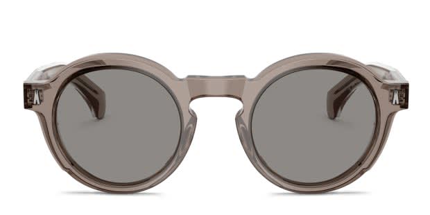 Moncler ME6012 Aurone clear , gray frame with solid grey lenses