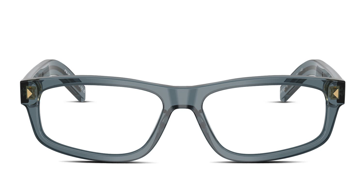Prada PRB02V Clear, Blue glasses - Clear / Blue - Frontal View