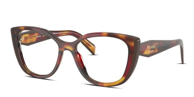 Prada Women\'s Red Tortoise Sunglasses Prada Cinema Pilot Aviator Women main image 2