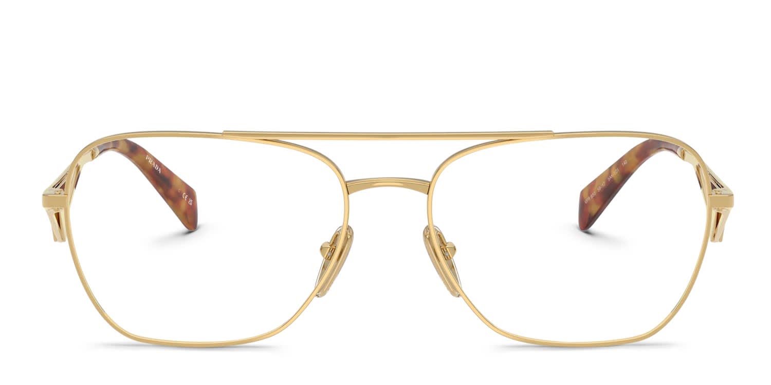 Versace VE1287 Gold Eyeglasses | Includes FREE Rx Lenses