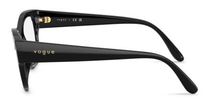 Vogue VO5635U Black glasses - Black - Side View