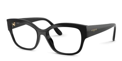 Vogue VO5635U Black glasses - Black - Angle View