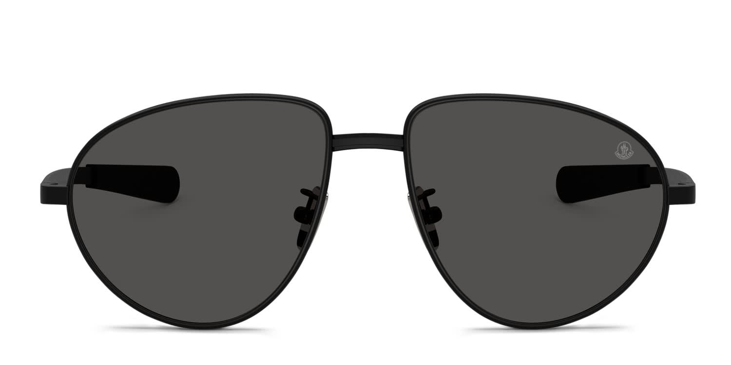 Moncler ME4009 Vizla Black, Gray glasses - Black / Gray - Frontal View