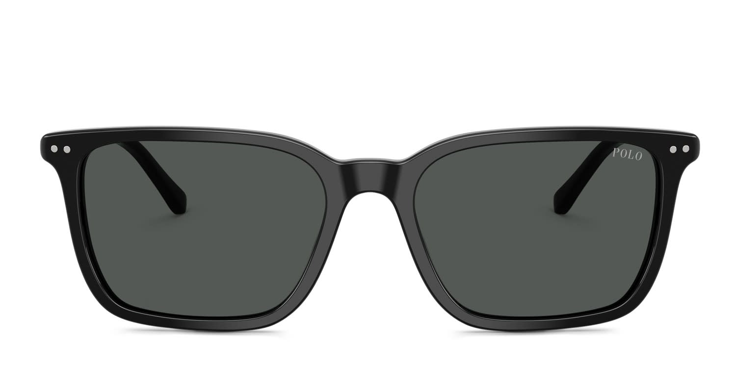 Polo Ralph Lauren PH4226 Black, Gray glasses - Black / Gray - Frontal View