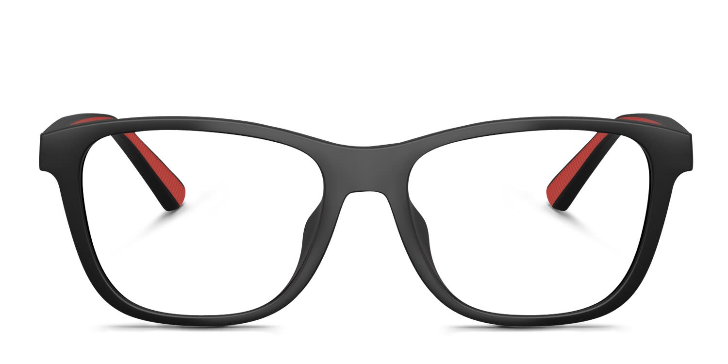 Polo Ralph Lauren PH4228U w/Clip-On Black, Gray glasses - Black / Gray - Frontal View