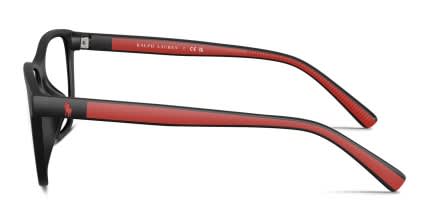 Polo Ralph Lauren PH4228U w/Clip-On Black, Gray glasses - Black / Gray - Side View