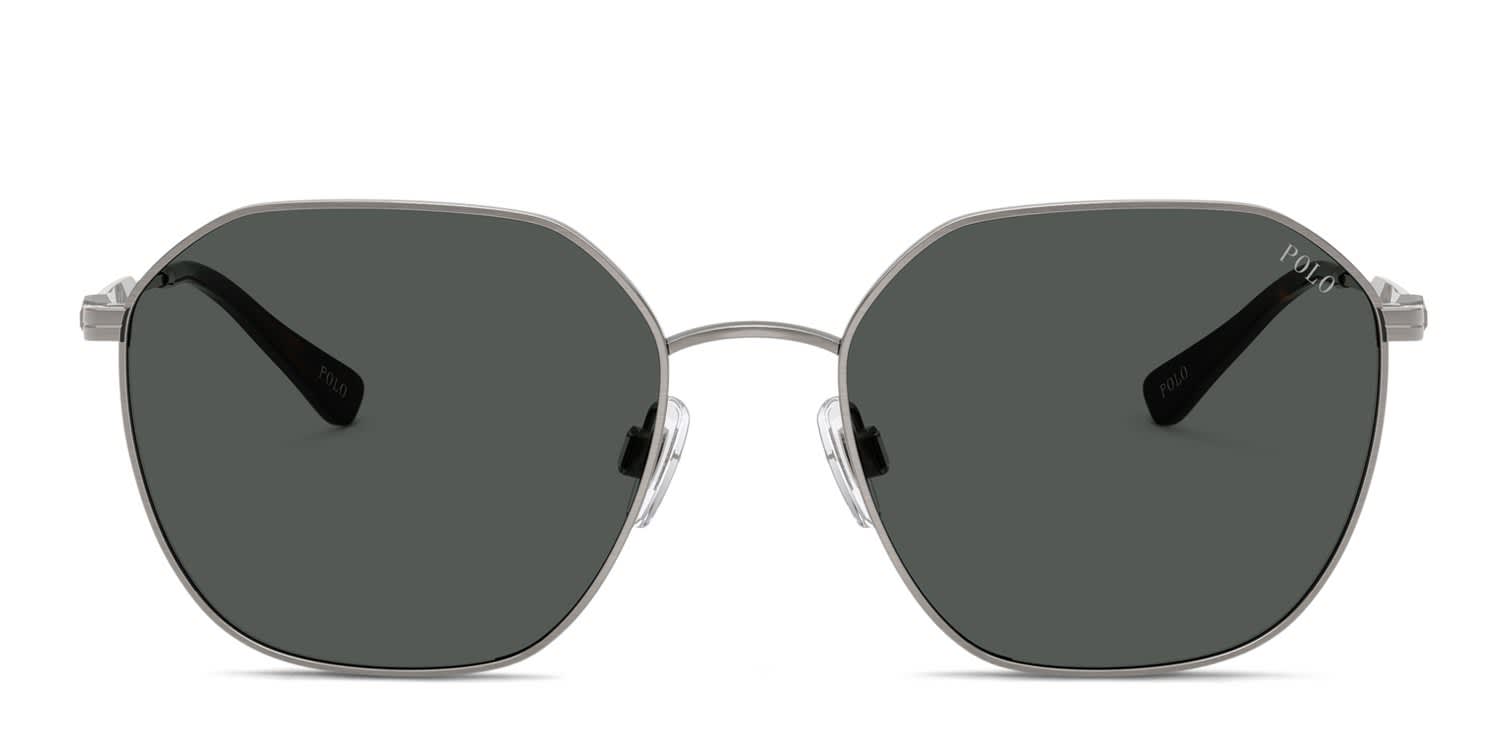 Polo Ralph Lauren PH3160 gunmetal frame with dark grey lenses