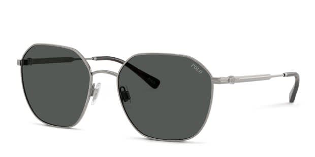 Polo Ralph Lauren PH3160 gunmetal frame with dark grey lenses