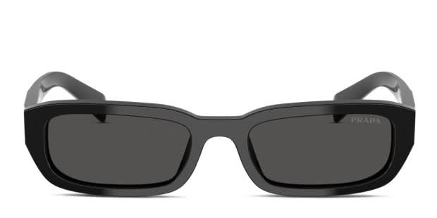 Prada PRB06S black frame with dark grey lenses. Lenses  display picture 3