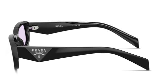 PRADA サングラス ブラック ロゴ　PRB06S Prada PRB06S Black Prescription Sunglasses