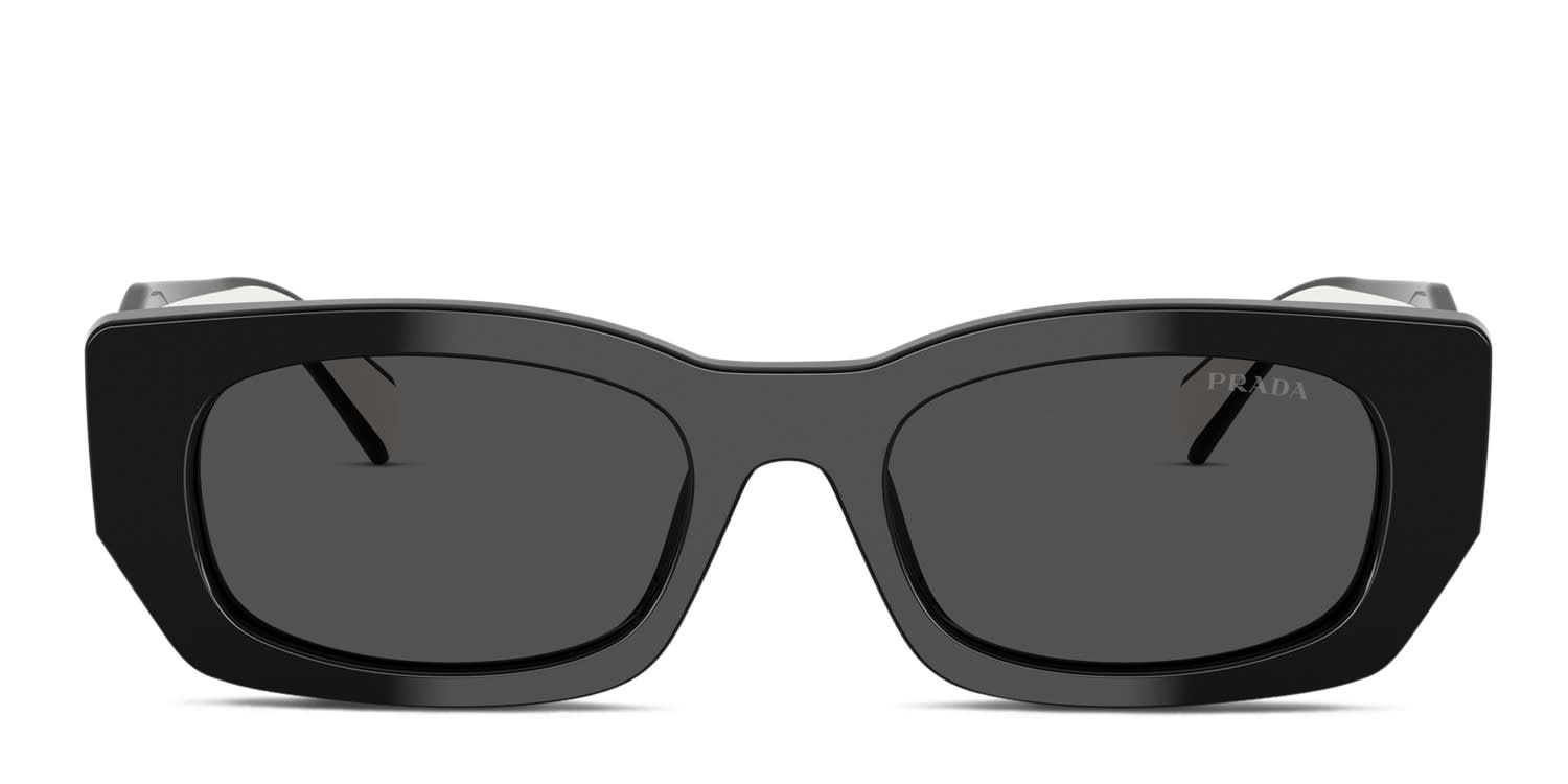 Versace VE4361 Shiny Black Prescription Sunglasses - 50% Off Lenses