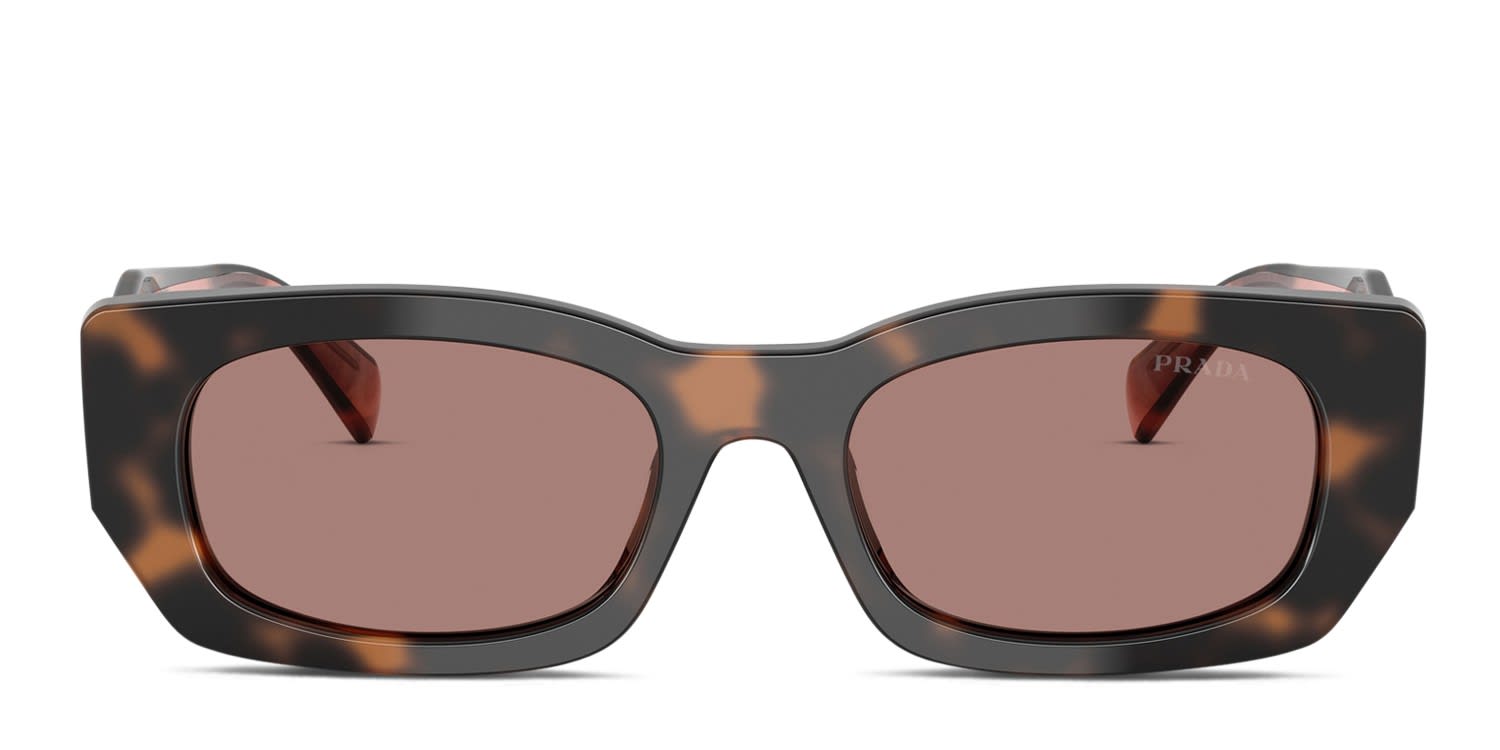Prada PRB05S Tortoise glasses - Tortoise / Brown - Frontal View