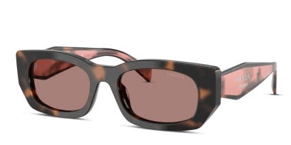 Prada PRB05S Tortoise glasses - Tortoise / Brown - Angle View