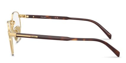 Prada PRB52V Gold glasses - Gold - Side View