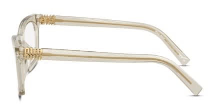 Miu Miu MU04WV Clear glasses - Clear - Side View