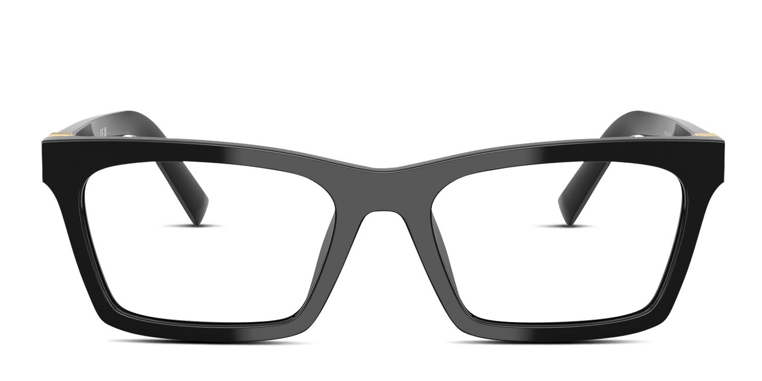 【MIU MIU】MU04UV ビスタグラス ブラック Miu Miu MU 04UV Eyeglasses | LensCrafters