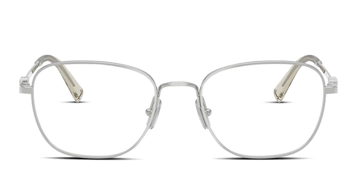 Miu Miu MU50WV Silver glasses - Silver - Frontal View
