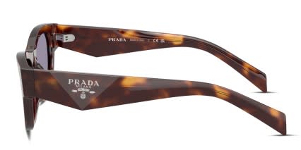 Prada PRB09S Tortoise glasses - Tortoise / Gray - Side View