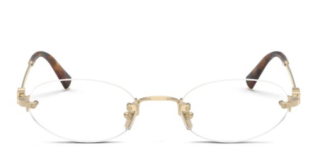 Miu Miu MU53WV gold frame