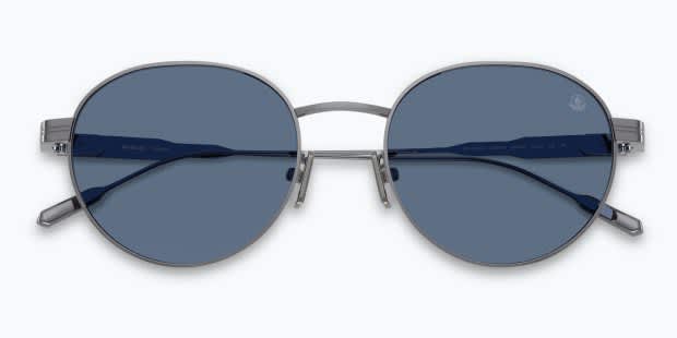 Moncler ME4006TD Subtila gunmetal frame with solid dark blue