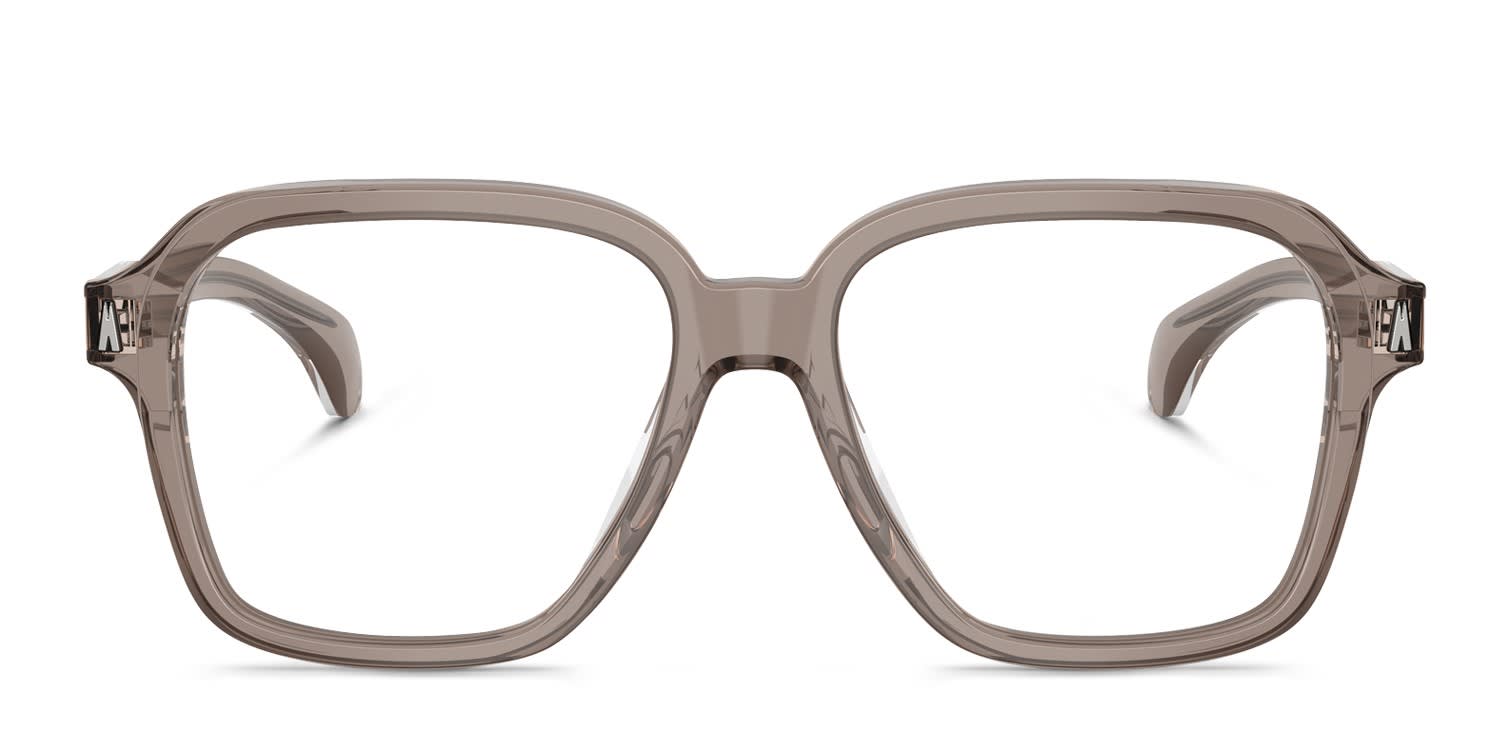 Moncler ME2010 Clear, Gray glasses - Clear / Gray - Frontal View