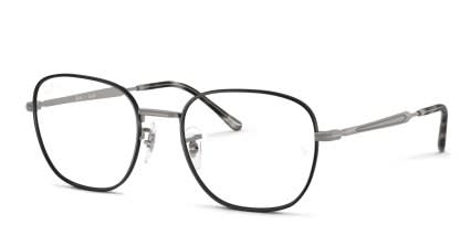 Ray-Ban RX6534 Black, Gunmetal glasses - Black / Gunmetal - Angle View