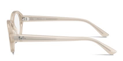 Ray-Ban RX7257 Shilo White glasses - White - Side View
