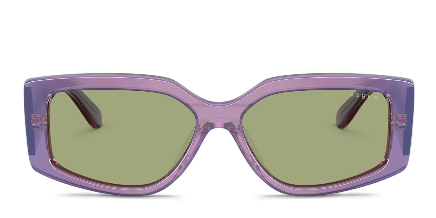 Vogue VO5642SU Clear, Purple, Green glasses - Clear / Purple / Green - Frontal View