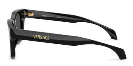 Versace VE4486 Black, Gray glasses - Black / Gray - Side View