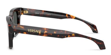 Versace VE4486 Tortoise, Gray glasses - Tortoise / Gray - Side View