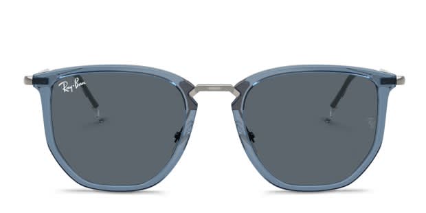 Ray-Ban RB4451 clear , blue frame with blue lenses. Lenses provide