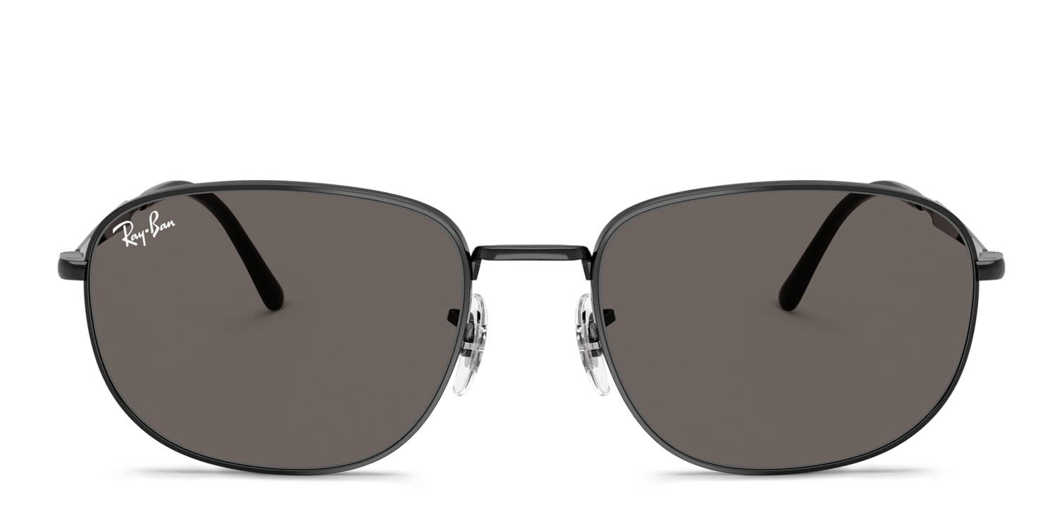 Ray-Ban RB3754 Black, Gray glasses - Black / Gray - Frontal View