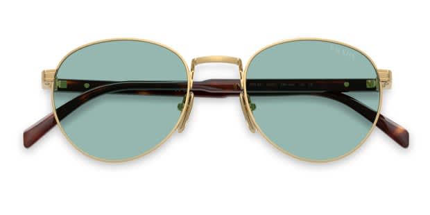Prada PRB51S Gold Prescription Sunglasses display picture 2