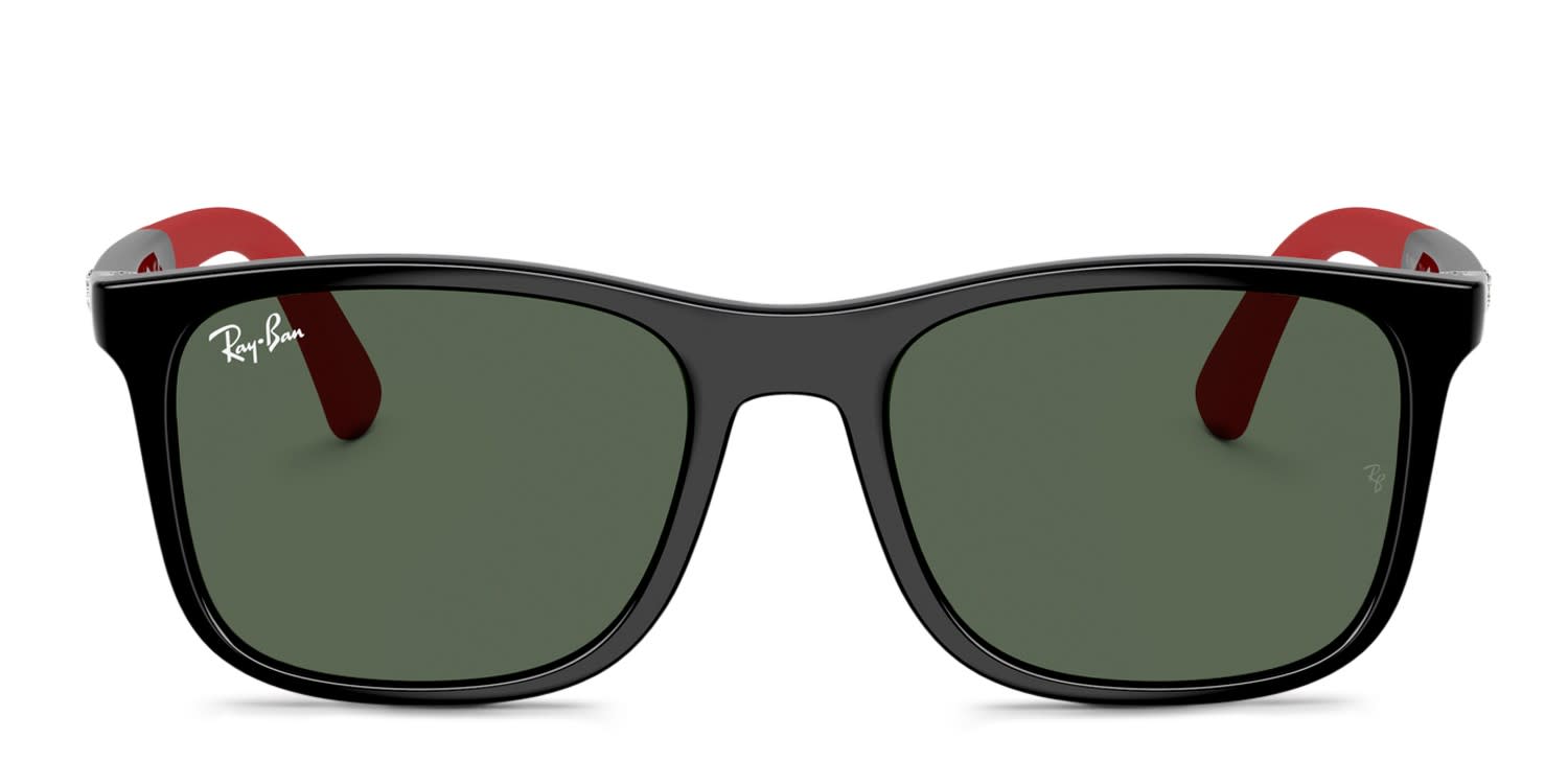Ray-Ban RJ9052S New Wayfarer Kids Black , Red