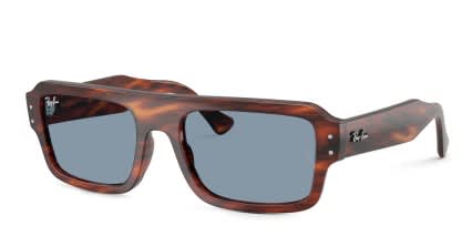 Ray-Ban RB4454 Lukas Multicolor, Tortoise, Blue glasses - Multicolor / Tortoise / Blue - Angle View