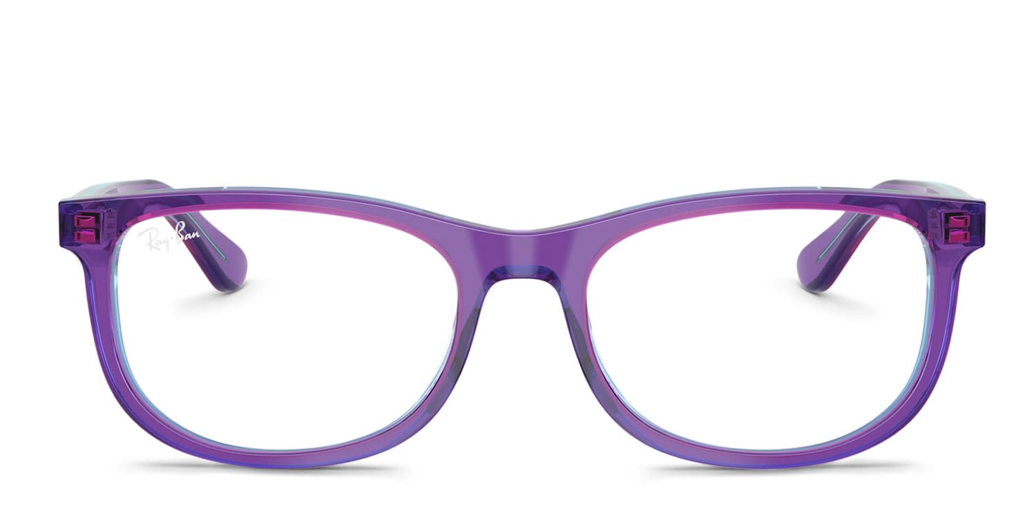 Ray-Ban RY1642 Kids Purple, Blue glasses - Purple / Blue - Frontal View