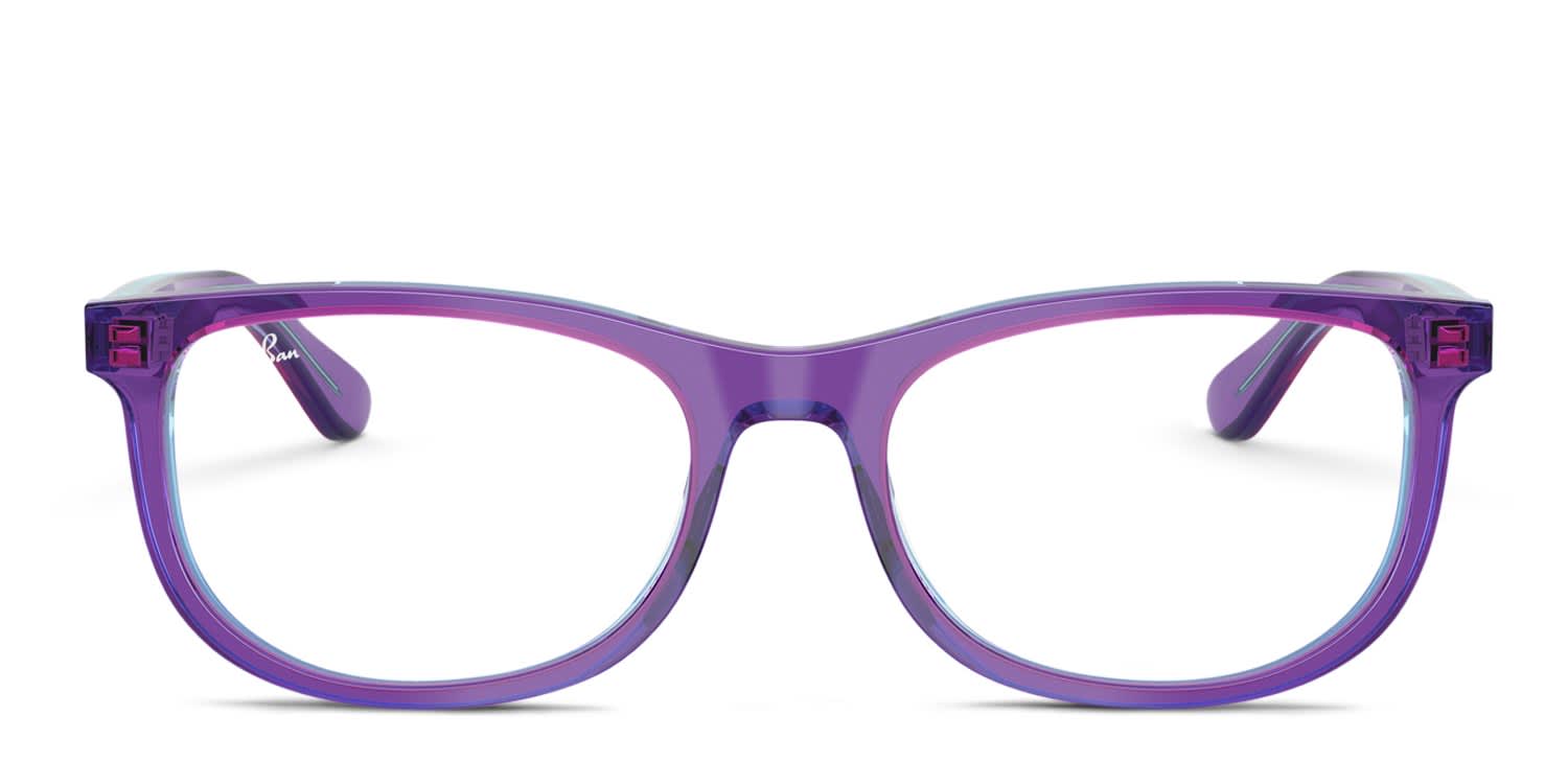 Ray-Ban RY1642 Kids Purple, Blue glasses - Purple / Blue - Frontal View