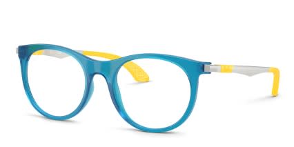 Ray-Ban RY9082V Kids Blue glasses - Blue - Angle View