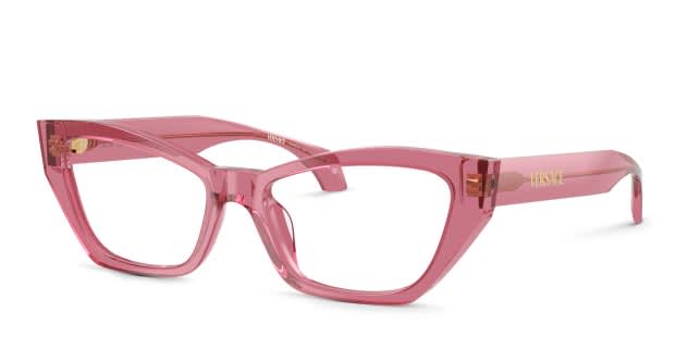 Versace VE3373U clear , pink frame