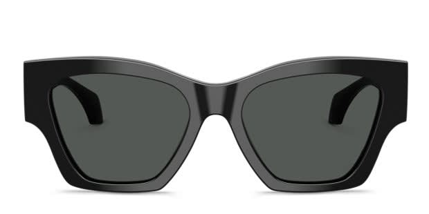 Versace Black Cat-Eye Sunglasses with Dark Gradient Lenses Versace VE4488U Sunglasses | FramesDirect.com main image 4