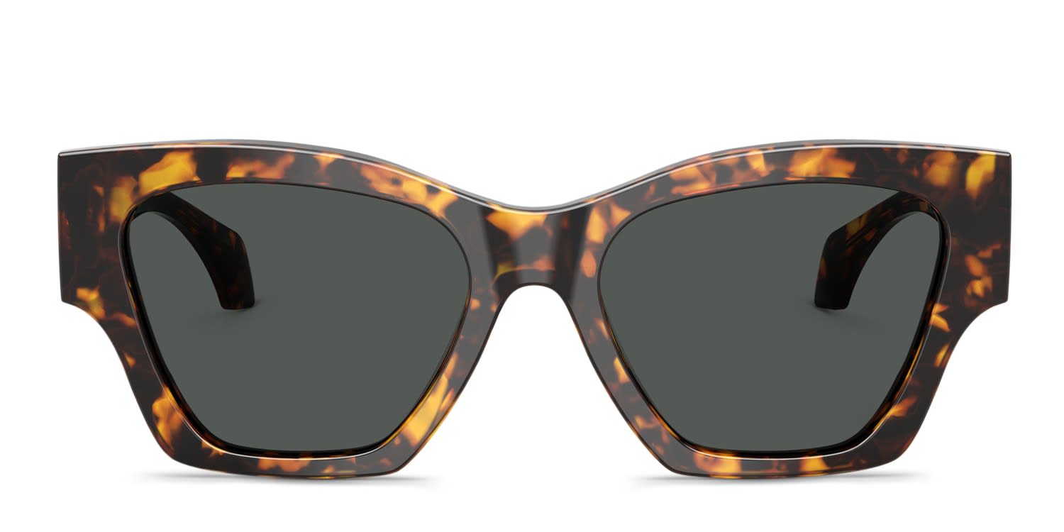 Versace VE4492U Tortoise, Gray glasses - Tortoise / Gray - Frontal View